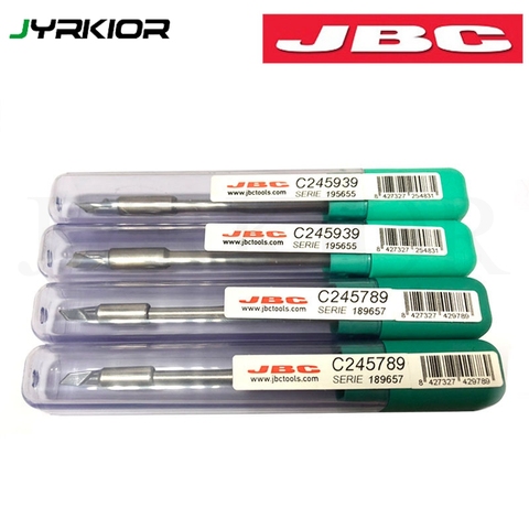 Jyrkior JBC precisión C245 Punta de soldadura de hierro 245-939, 245-765, 789 punta de cuchillo Original boquilla de soldadura para la soldadura de trabajo ► Foto 1/5