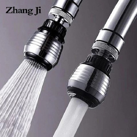 Grifo aireador de cocina de 360 grados ZhangJi, 2 modos de filtro de agua  ajustable, difusor de ahorro de agua, Conector de boquilla para grifo,  ducha - Historial de precios y revisión