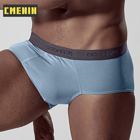 Ropa interior Sexy Gay para hombre, suspensorio, Bikini sólido transpirable de algodón, lencería, Cuecas AD307 ► Foto 1/6