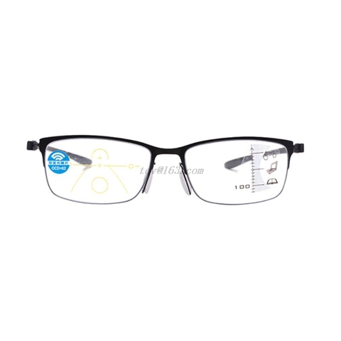 Gafas de lectura de enfoque múltiple progresivos para hombres y mujeres, gafas de presbicia de aleación Anti-azul ► Foto 1/6