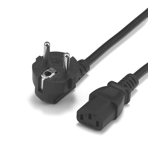 250V 10A de la UE Cable de 1,2 m, 3mm x 0,75mm tipo F enchufe Euro Europea IEC C13 Cable adaptador de corriente para portátil Dell Monitor proyector ► Foto 1/6