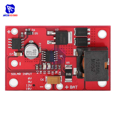 Diymore 1 Panel Solar MPPT controlador de CN3791 6V / 9V / 12V 3A de energía Solar módulo Administrador 18650 de carga de la batería de litio 3,7 V ► Foto 1/6