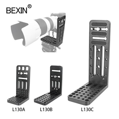 BEXIN Professional-estabilizador de soporte para cámara dslr, placa universal con soporte en l, fijación de orificio de tornillo para cámara de vídeo ► Foto 1/6