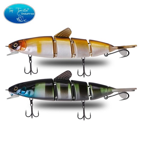 CFLURE 150mm 40g hundiendo serpiente nadador 4-Segements articulado atraer swimbait señuelo para pesca de lubina abordar ► Foto 1/5