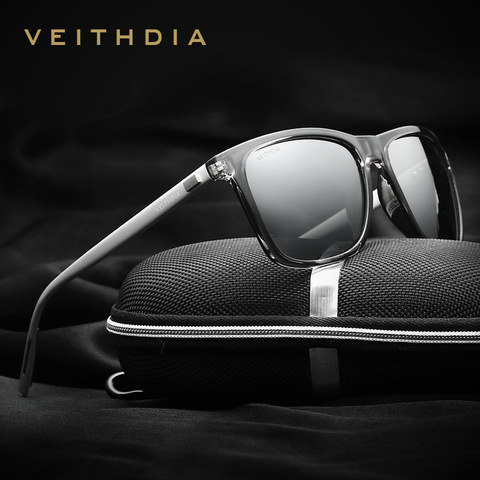 VEITHDIA gafas de sol Unisex Retro de aluminio + TR90 gafas de sol polarizadas lentes Vintage gafas de sol para hombres/mujeres 6108 ► Foto 1/6