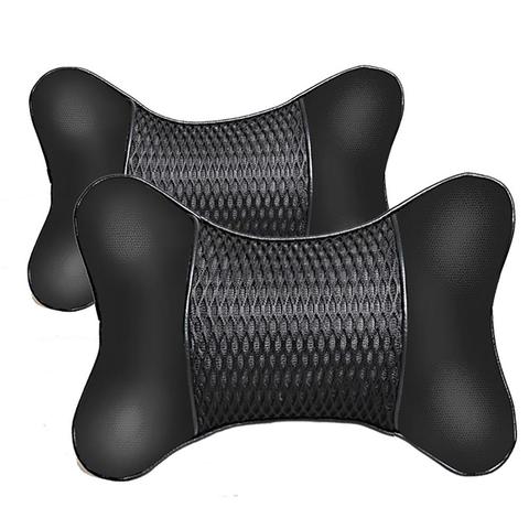 2 uds para reposacabezas de asiento de coche cuello almohada de algodón transpirable suave cojín ► Foto 1/6