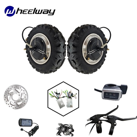 Kit de motor de rueda de 11 pulgadas, 48V, 1000W, 1500w, alta velocidad, LY, motor de tracción dual, 60 km/h, kit eléctrico, 15 pares, pole kart ► Foto 1/6