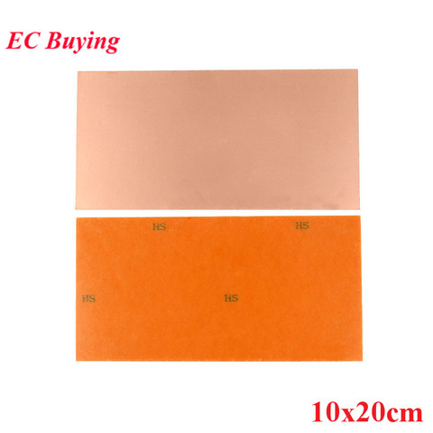 PF PCB placa revestida de cobre de un solo lado 10x20cm placa de circuito laminado DIY Kit 10*20 tablero Universal en cm de espesor 1,4mm ► Foto 1/3