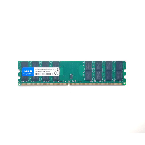 ¡MLLSE nuevo DIMM DDR2 sellado 800Mhz 4GB para memoria AMD PC2-6400 para RAM de escritorio, buena calidad! ► Foto 1/1