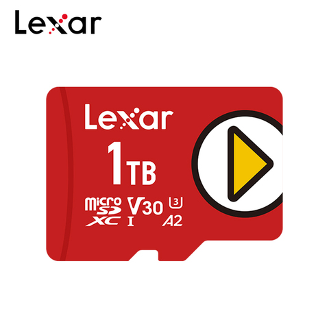 Lexar-tarjeta de memoria de 512GB, 1TB, V30, U3, A2 PLAY, Micro SDXC, tarjeta de UHS-I, C10, A1, tarjeta Flash de 256GB, tarjeta TF para Dispositivo de juegos portátil ► Foto 1/6
