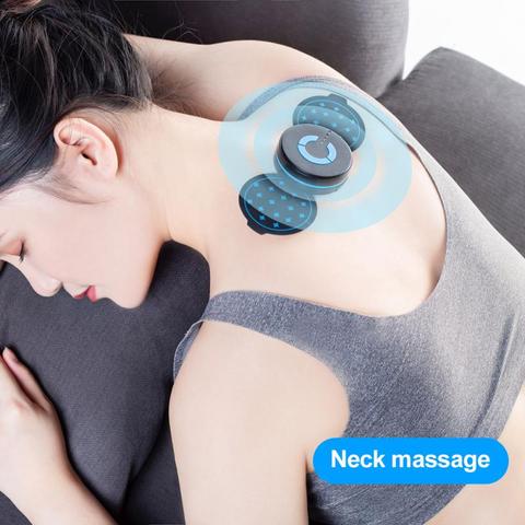 EMS-masajeador eléctrico para cuello y espalda, estimulador de masaje corporal Cervical, alivio del dolor, parche muscular relajante, pegatina para aliviar el enrojecimiento ► Foto 1/6