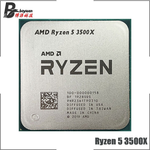 AMD-procesador de CPU Ryzen 5 3500X R5 3500X 3,6 GHz, seis núcleos, seis hilos, 7NM, 65W, L3 = 32M, 100-000000158, enchufe AM4 ► Foto 1/1