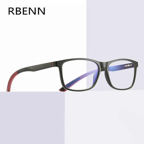 RBENN TR90 gafas de lectura, de ordenador hombres de gafas de moda de las mujeres de bloqueo de luz azul de la presbicia gafas + 0 0,75, 1,25 de 1,75 ► Foto 1/6