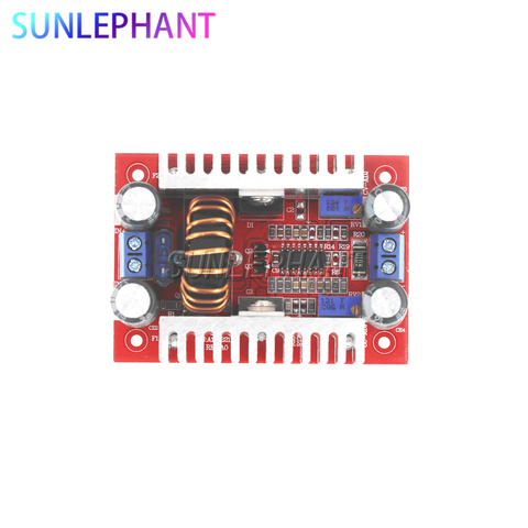 DC 400W 15A Step-up Boost convertidor fuente de alimentación de corriente constante LED controlador 8,5-50V a 10-60V Módulo de aumento del cargador de voltaje ► Foto 1/6