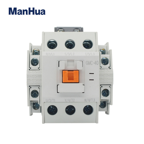 ManHua-Contactor magnético eléctrico, 3P, GMC-40, 220VAC, 40A, trifásico, para proteger la mejora del hogar y el equipo eléctrico ► Foto 1/6