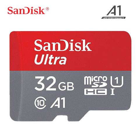 SanDisk-tarjeta de memoria Micro SD Original, 32GB, 16GB, Clase 10, 64GB, 128GB, 256GB, SDXC, UHS-I, TF, velocidad de lectura de 100 Mb/s ► Foto 1/6