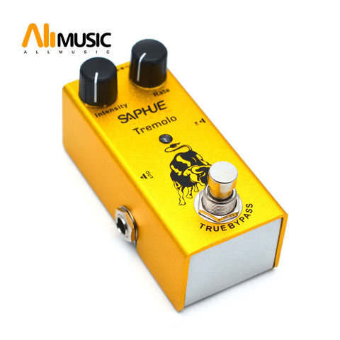 SAPHUE-Pedal de guitarra eléctrica, perilla de intensidad/ritmo, Mini, tipo único, DC 9V, Bypass verdadero ► Foto 1/6