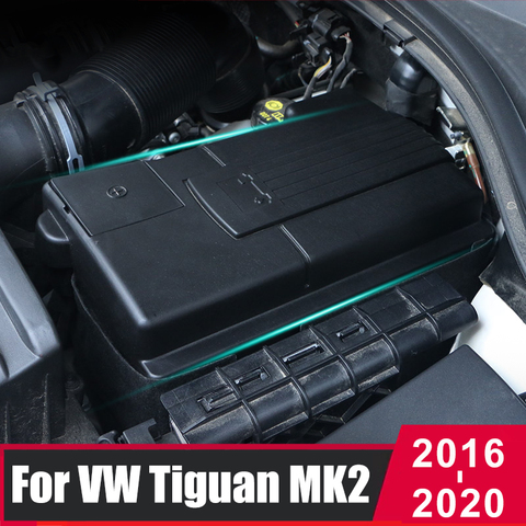 Protector impermeable de electrodos negativos para batería de motor, cubierta a prueba de polvo para Volkswagen VW Tiguan mk2 2016 2017 2022 ► Foto 1/6