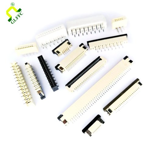 10 Uds cajón superior tipo de contacto de 0,5mm 1,0mm 4P 5, P 6P 7 8P 10, P 11, 12P 13 14P 15 16 18P 20P 24P 26P 30P conector FPC hembra FFC ► Foto 1/4