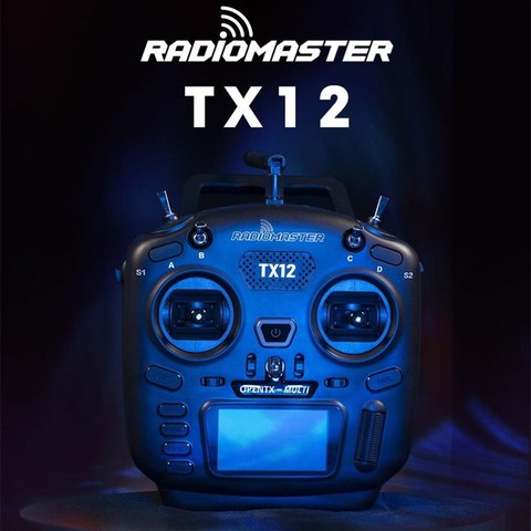 RadioMaster TX12 OpenTX-multimódulo, 16 canales, transmisor de sistema de Radio proporcional Digital Compatible con Dron de carreras con visión en primera persona ► Foto 1/6