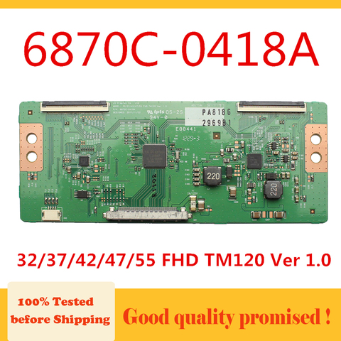 Placa para TV LG, accesorio 6870C-0418A 32 37 42 47 55 FHD TM120 Ver 1,0 t-con. Etc Placa lógica Original tcon 6870C0418, reemplazo ► Foto 1/6