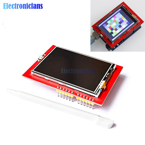 Módulo de pantalla de Panel táctil TFT LCD, 2,4 pulgadas, 320x240, Ultra HD, ILI9341, controlador para Arduino Mega2560 UNO R3 con lápiz táctil ► Foto 1/6