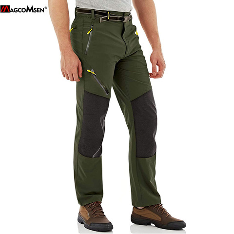 MAGCOMSEN-pantalones militares impermeables con bolsillos y cremallera para hombre, ropa ligera y transpirable para senderismo al aire libre, de secado rápido, para verano ► Foto 1/6