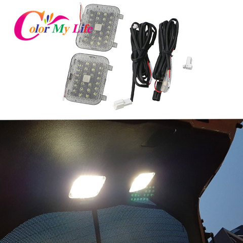 2 unids/set 12V maletero de coche lámpara de luz apto para Toyota CHR C-HR 2016, 2017, 2022, 2022 Auto techo luces de lectura lámpara de señal ► Foto 1/4