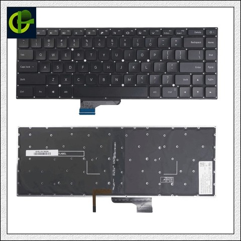 ¡Nuevo Original inglés Teclado retroiluminado para Xiao mi cuaderno Pro 15,6 pulgadas aire portátil 9Z! NEJBV.101 NSK-Y31BV Negro RU nos ► Foto 1/1