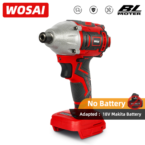 WOSAI-destornillador eléctrico sin escobillas, taladro de impacto con batería de litio Makita de 18V, 300NM ► Foto 1/6