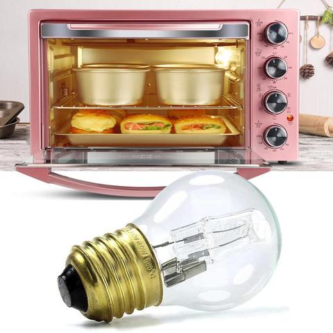 Bombilla de horno para máquina de coser, lámpara de nevera resistente al calor, color blanco cálido, 200-250V, 500C, E27, 40W ► Foto 1/5