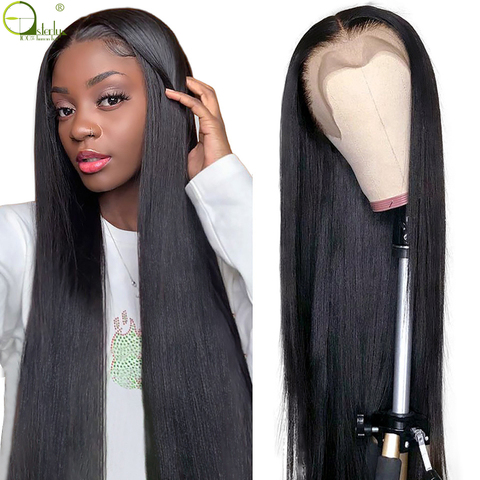 Sterly recto brasileño 30 pulgadas frente de encaje pelucas de cabello humano cierre pelucas para mujeres 4x 4/13x4 peluca con malla frontal T parte Pre arrancado ► Foto 1/6