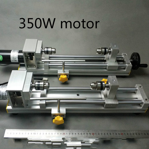 Torno para el hogar, máquina de microtornos, cuentas, pulido y grano pulido, Mini herramienta multifunción, cama flotante para carpintería ► Foto 1/4