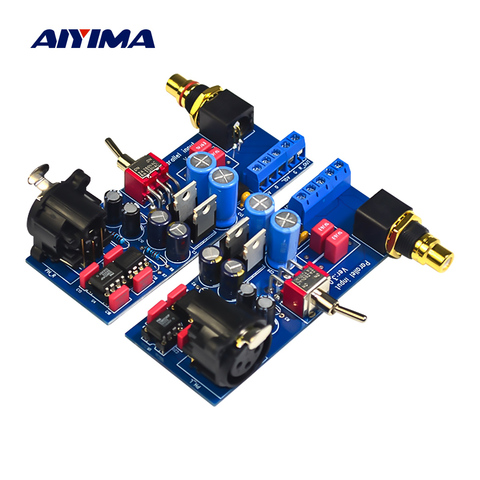 AIYIMA-AMPLIFICADOR DE POTENCIA DE un solo extremo, señal equilibrada XLR SSM2141 a RCA sin equilibrio, amplificador de sonido de 5534 OP ► Foto 1/5