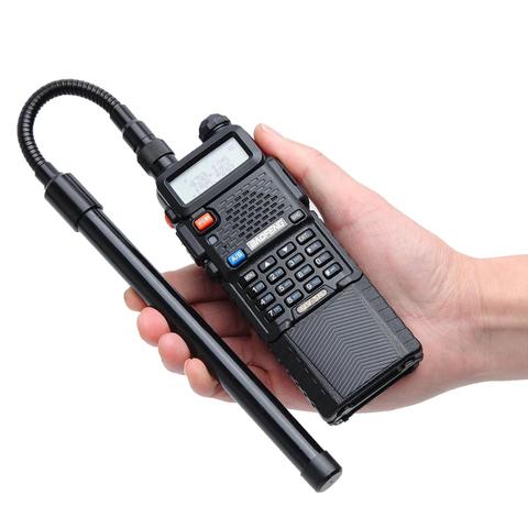 ABBREE AR-148 cuello de cisne táctico de antena SMA-hembra VHF UHF plegable para $TERM impacto Baofeng UV-5R UV-82 UV-9R más UV-XR Radio Walkie Wlkie ► Foto 1/6