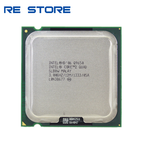 Procesador Intel Core 2 Quad Q9650, 3,0 GHz, 12MB, caché, FSB 1333, CPU LGA 775 de escritorio ► Foto 1/3