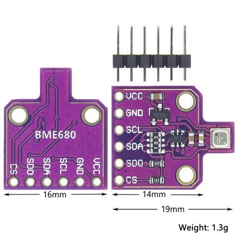 1 Uds BME680 Digital de temperatura y humedad Sensor de presión CJMCU-680 de Sensor de altitud Placa de desarrollo de módulo ► Foto 1/6