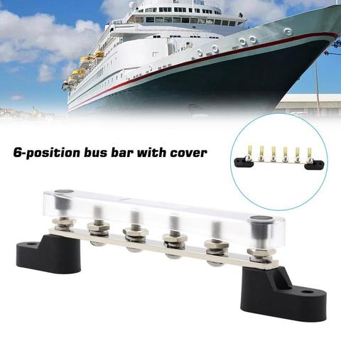 Barra de Bus duradera M6 100A, recta, individual ► Foto 1/6