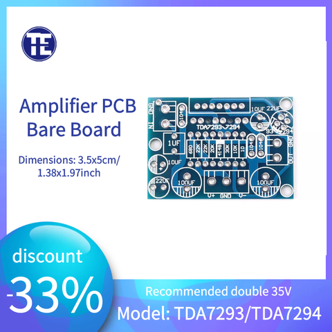 Placa amplificadora de canal Mono TDA7293/TDA7294, placa de circuito impreso PCB ► Foto 1/6