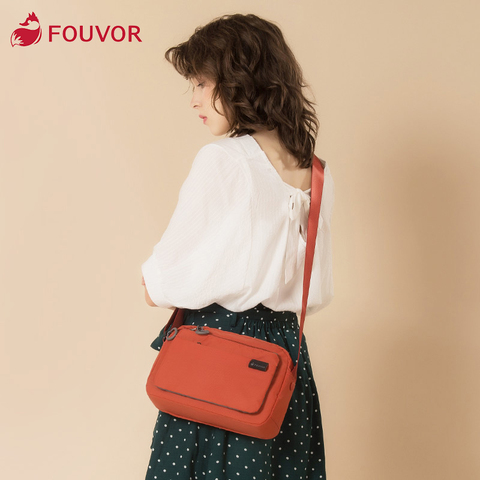 Fouvor-bolsa Bandolera de viaje Oxford a la moda para mujer, bolso de hombro de lona con cremallera, para exteriores, 2022-12, novedad de verano de 2802 ► Foto 1/5