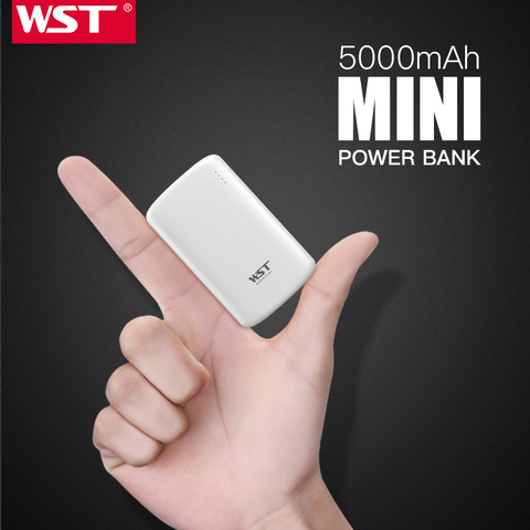 Mini banco de energía de 5000mAh, cargador portátil de carga rápida USB, pequeño, 5000, para iPhone 11, Xiaomi, Mi, Samsung, batería externa ► Foto 1/6