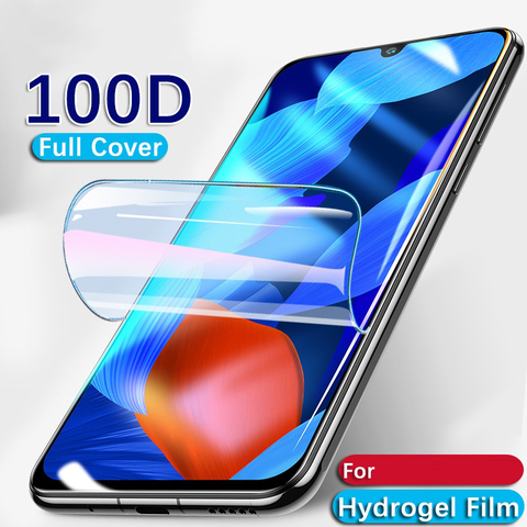 Película de hidrogel de cobertura completa para OPPO Realme X X2 / 3 / 5 Pro Pantalla de tpu Protector suave Nano Protector a prueba de explosiones para OPPO K3 ► Foto 1/6