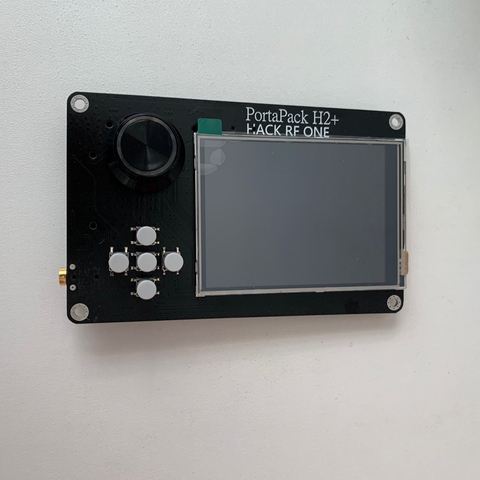 Lo nuevo en la versión HackRF H2 Portapack portátil SDR transceptor se expande 3,2 pulgadas visualización pantalla táctil módulo con ADC DAC TF tarjeta ► Foto 1/6