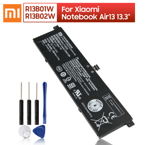 Original batería de repuesto para portátil R13B01W R13B02W para Xiaomi Mi Notebook Air 13 13,3 