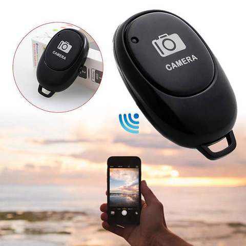 Mini Bluetooth Control remoto controlador inalámbrico auto-temporizador Cámara Stick disparador teléfono Selfie para ios / Android ► Foto 1/6