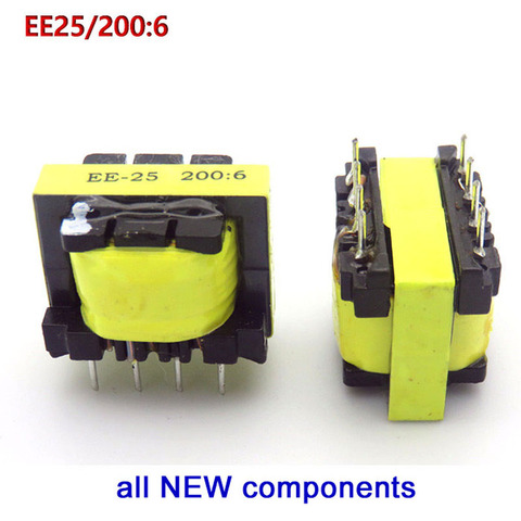 Transformador de máquina de soldadura EE25 200:6 para ZX7/WS/LGK, transformador de potencia auxiliar, pulso de alta frecuencia, 8 pies ► Foto 1/2