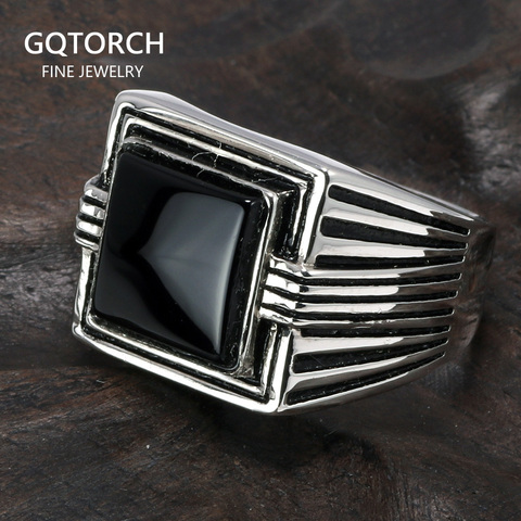 Anillos de plata 925 auténtica, anillos Vintage geniales en Fijne Sieraden, anillos de pavo para hombre con piedras, joyería de plata de ley ► Foto 1/6