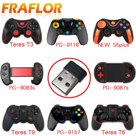 T3/T6/T12/nuevo Mando de Gamepads inalámbrico S5 Plus, receptor USB con adaptador especial para Android, Tablet, PC y TV Box ► Foto 1/1