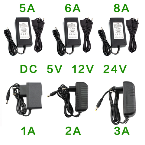 Adaptador de fuente de alimentación de CA, Cargador Universal de aeropatín de 5V, 12V, 24 V, 1A, 2A, 3A, 5A, 6A, 8A, 5v, 12v y 24 V de CA, 220V a 12 24 V ► Foto 1/6