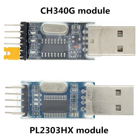 Módulo Adaptador convertidor USB a RS232 TTL PL2303, módulo convertidor USB TTL, módulo convertidor UART CH340G CH340, interruptor de 3,3 V 5V ► Foto 1/6